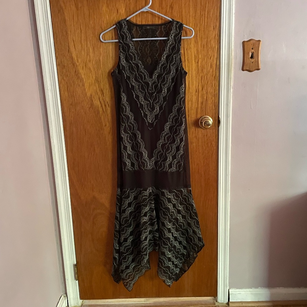 BCBMaxAzria midi lace dress